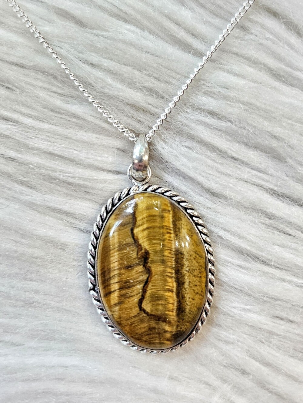925 Tiger's Eye Necklace